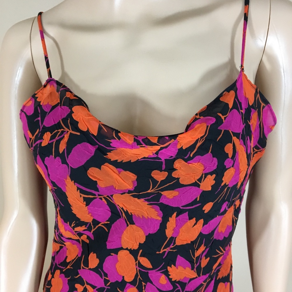 POSITIVE ATTITUDE long Dress  flowers  size 6 - Picture 2 of 4